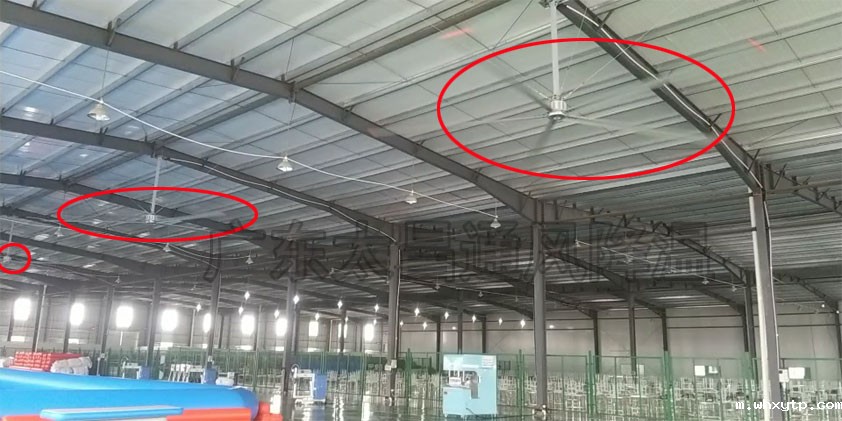 大型厂房如何降温 一台节能工业风扇搞定