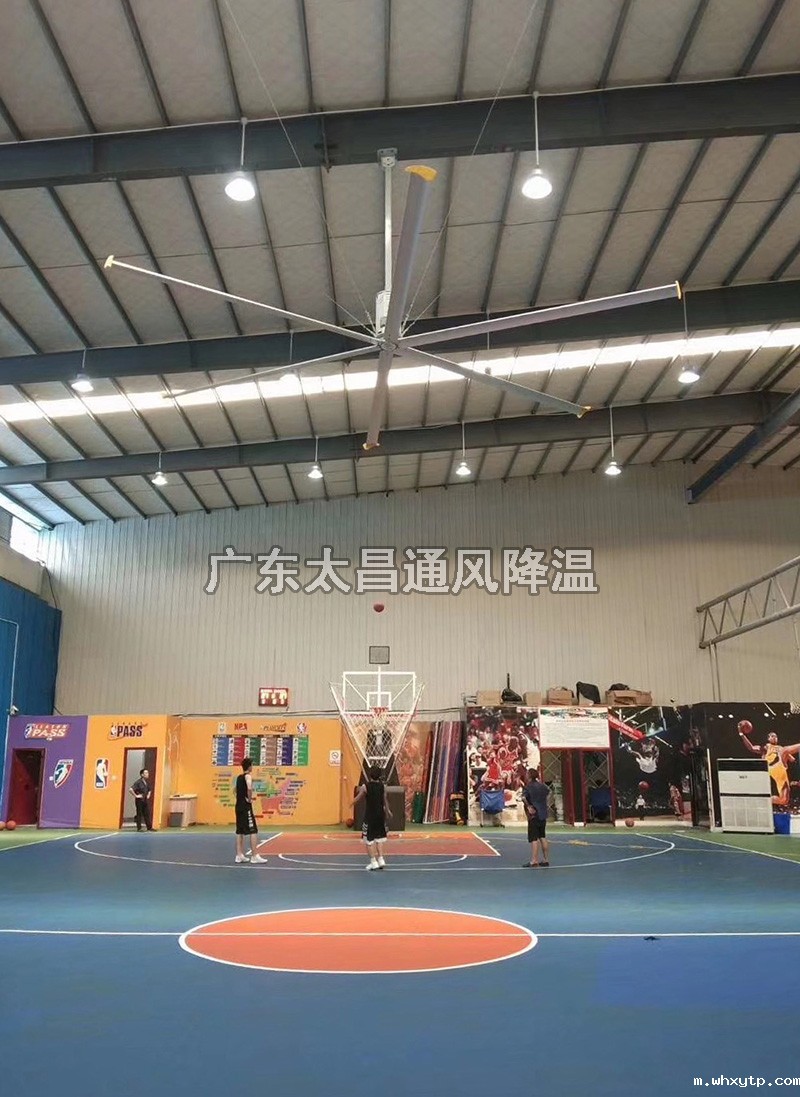篮球馆大风扇安装案例
