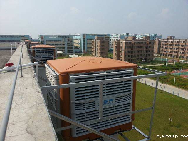 降温换气效果好的环保空调 高温难耐 你的车间安装了吗？