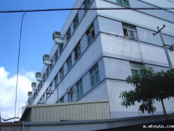 佛山灯饰厂车间通风降温案例